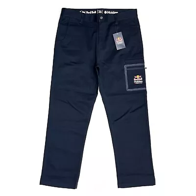 Red Bull Holden Racing Team Mens Stretch Pants Navy Size 36 • $66.95