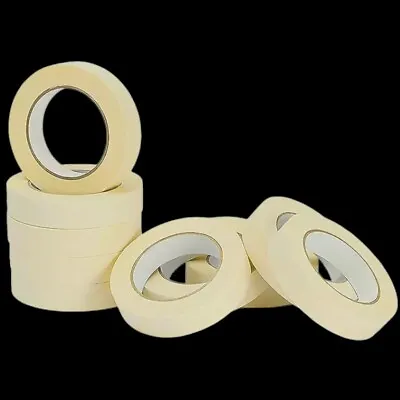 WHITE Masking Tape Decorating Craft Tape Low Tack Easy To Tear 24mm X 50m • £4.29