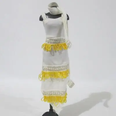 Mego Doll Dress Yellow Fringe Montgomery Wards For Cher Diana Ross Vintage 70s • $84.98