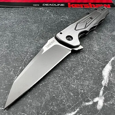 Kershaw Deadline 8Cr13MoV Wharncliffe Blade Framelock EDC Folding Pocket Knife • $31.99