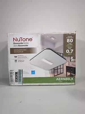 NuTone Roomside Series Bathroom Exhaust Ventilation Fan W/ LED 80 CFM  AERN80LK • $72.24