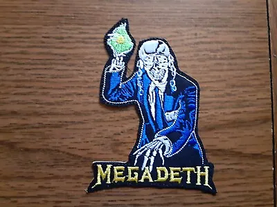 Megadeth + Logo Iron On Embroidered Patch • $6.75