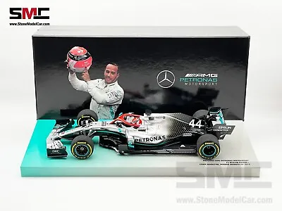 Mercedes F1 W10 #44 Lewis Hamilton Monaco 2019 6x World Champion 1:18 MINICHAMPS • $289