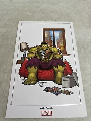 Incredible Hulk Lithograph Print By Ron Lim Marvel Comics (2020) • $10