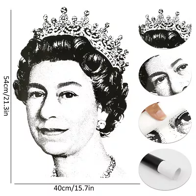 21inch Queen Elizabeth II Portrait Posters Prints Waterproof Posters And BiHAR • £6.59