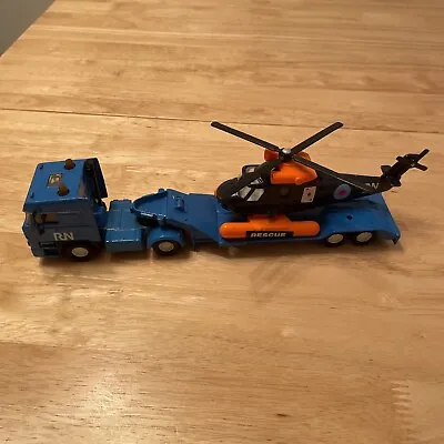 Matchbox Superking K126 Transporter With RN Helicopter  Good Condition Boxed. • $24.90