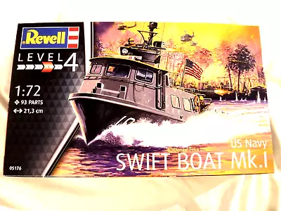 $28.99 • Buy 1/72 Revell US Navy Swift Boat Mk I Vietnam War Level 4 Kit # 05176 Damaged Box