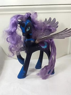 My Little Pony Princess Luna Nightmare Moon Talking Light 2013 DAMAGED HORN READ • $20