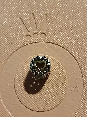 £35 • Buy Pandora 14ct Gold Heart Open Works Charm