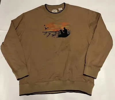 Victory Outfitters Duck Hunter And Dog Embroidered Sweatshirt Adult XXL 2XL VTG • $25.49