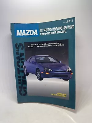 Chiltons Repair Manual Mazda 323 Protege MX3 MX6 626 Miata 1990-1993  8411 • $12.99