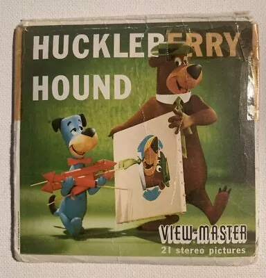 View-Master HUCKLEBERRY HOUND/YOGI BEAR - B512 - 3 Reel Set + Booklet (V3) • $14