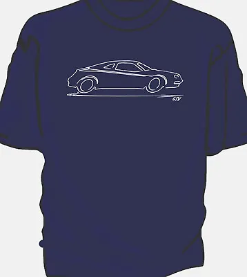 Original Art Sketch Classic Alfa Romeo GTV Retro  T-shirt • £13.99