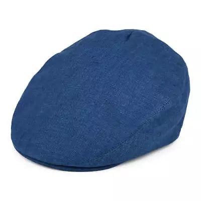 Failsworth Hats Irish Linen Flat Cap - Blue • £29.95