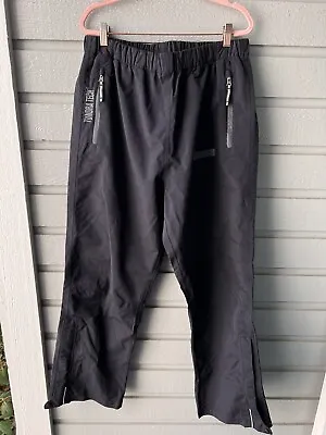 DRIFT CREEK OUTDOORS Black TUNDRA TECH RAIN GEAR MENS PANTS Size XL • $15.50