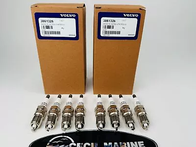 Genuine Volvo ( 8.1 ) 2 Packs Of 4 Spark Plug Kit 3861326 • $99.99