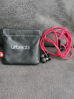 Genuine BEATS By Dr.Dre UrBeats Monster In-Ear Headphone - BLACK/RED/CHROME • $12.99