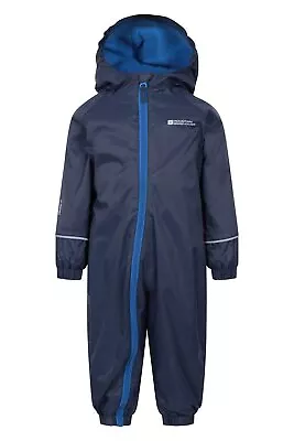 Mountain Warehouse Spright Junior Rain Suit Waterproof Kids Extra Warm Jumpsuit • £18.99