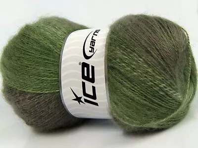 Moor Mohair Pastel Yarn #67994 Ice Acrylic Wool Mohair Fine Weight 100g 546y • $7.99