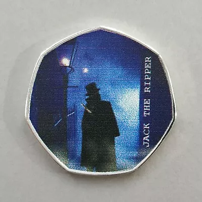 Jack The Ripper Commemorative Coin Silver Plated 1888 Whitechapel Collectors • £6.99