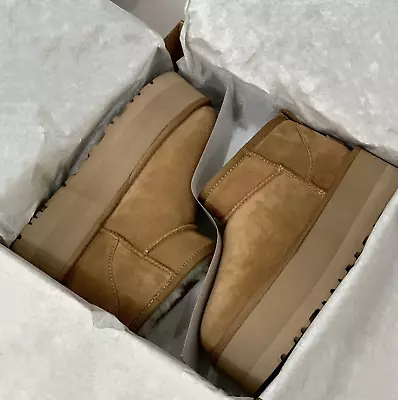 NEW 100% Authentic UGG Classic Ultra Mini Platform Women's Boots Shoes Chestnut • $129.99