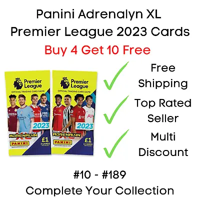 £1.35 • Buy Panini Adrenalyn XL Premier League 2023 - Base Cards #10 - #189