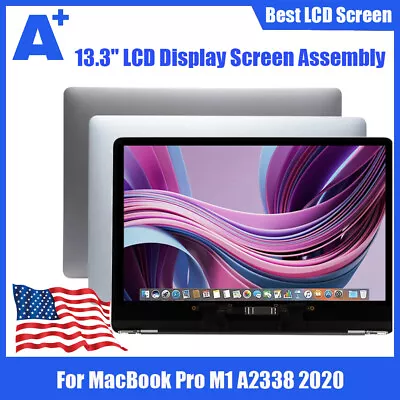 $214.59 • Buy A2338 LCD Screen Display Assembly For Apple MacBook Pro M1 2020 Gray Silver Gold
