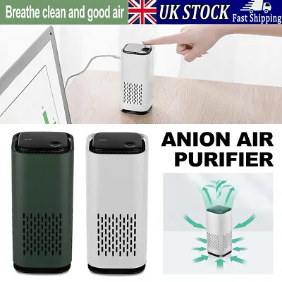 £17 • Buy Air Purifier USB Negative HEPA Filter Purify Formaldehyde Smoke For Home Car UK