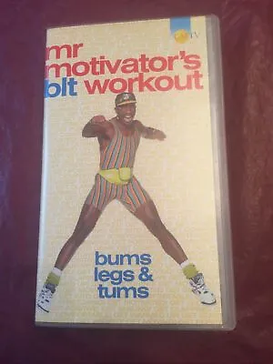 1993 Mr Motivator’s BLT Workout - Bums Legs & Tums VHS GMTV ..  • £3