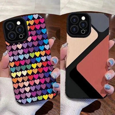 NEW Fashion Patterned Case For IPhone 14 Pro Max 13 12 11 XR Shockproof Cover • £4.59