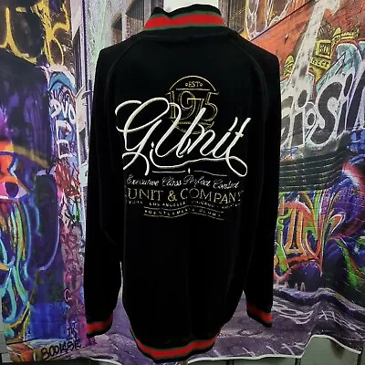 G-Unit 50 Cent Velour Track Jacket (Size Large) W16 • $49.95