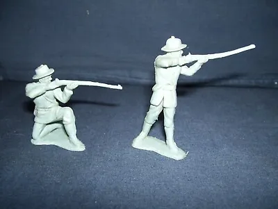 Vintage Marx/MPC Alamo Shooting Figures Lot Of 2 Light Blue • $19.99