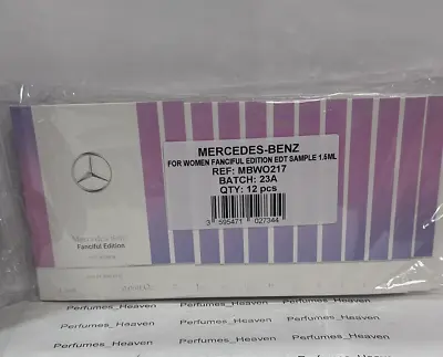 12x Mercedes Benz Fanciful Edition EDT Spray Women Perfume Sample 1.5 Ml  Lot 12 • $24.99