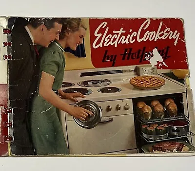 Electric Cookery By Hotpoint Vintage Manual And Recipe Book • $11