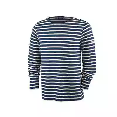 Saint James Men's Minquiers Modern Breton Top 100% Cotton **New With Tags** • £49.95