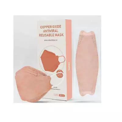 Reusable Copper Oxide Antiviral Respirator Surgical Level Face Mask-10 Pcs Indiv • $16.11