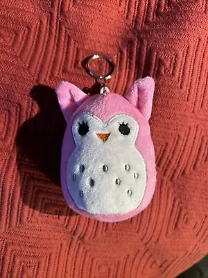 Cute Owl Plush Keychain Keyring Pendant Bag Charm Backpack Pink Bird • $9