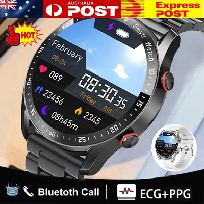$37.99 • Buy Smart Watch ECG+PPG Waterproof Smartwatch Bluetooth For IPhone/Samsung HW20