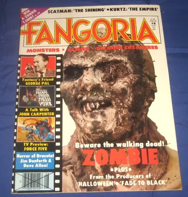 Fangoria  #8  - Zombie /  Lucio Fulci    Higher Grade ! • $29.99