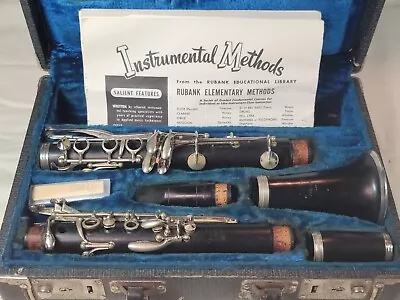 Vintage Martin Freres -LaMonte Grenadilla Model 2 Clarinet 1950's W/Case. • $49.99