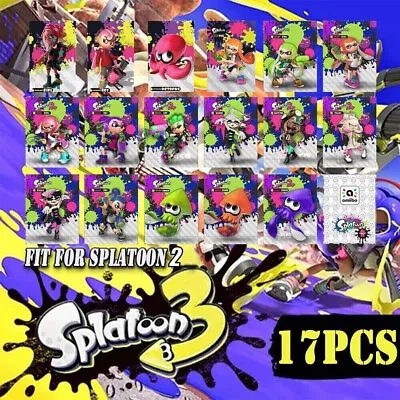 $20.93 • Buy HOT AU 17PCS Splatoon2 Amiibo* NFC Cards For Switch NS Tag Game Cards Octopus