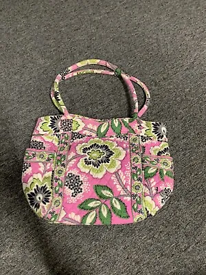 Vera Bradley Retired Priscilla Pink Frame Satchel Shoulder Bag Purse - Used • $9.99
