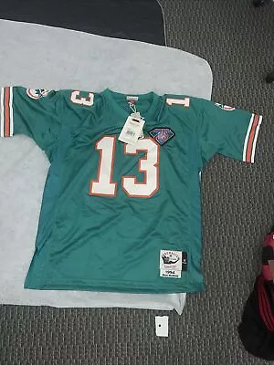 NEW Dan Marino AUTHENTIC Mitchell & Ness 1994 Miami Dolphins NFL Jersey XL • $160