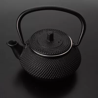 2xCast Iron Japanese Style Tea Pot Water Kettle Removable Strainer Filter 300ml • $43.99
