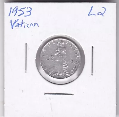 1953 Vatican 2 Lire • $1.69