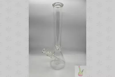 16'' Heavy 9mm Thick Glass Bong Water Pipe Hookah With Bowl • $49.99