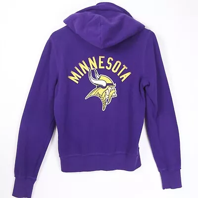 Victorias Secret Pink 5th & Ocean Minnesota Vikings Hoodie Sweatshirt Medium • $5.50