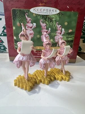 £29.99 • Buy Wizard Of Oz The Lullabye League Christmas Hallmark Keepsake Ornament Set 3 NIB