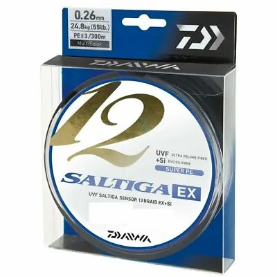 Daiwa 2019 Saltiga 12 EX Super PE Braid Fishing Line BRAND NEW @ EBay Fishing Ta • $87.99