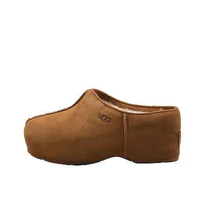 UGG Cottage Clog Chestnut Women's Slip On Suede Platform Mule Clog 1143834 • $109